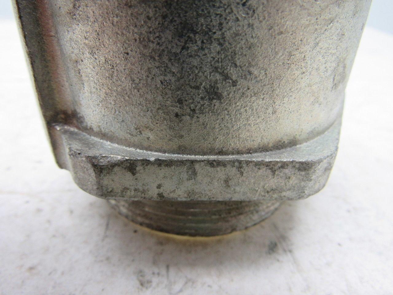 2" Conduit Hub Zinc Plated Cast Malleable Iron Rigid/Imc Nylon Insert  No Nut