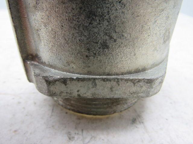 2" Conduit Hub Zinc Plated Cast Malleable Iron Rigid/Imc Nylon Insert  No Nut