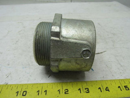 2" Conduit Hub Zinc Plated Cast Malleable Iron Rigid/Imc Nylon Insert  No Nut