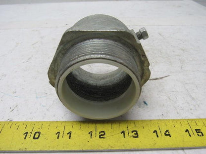 2" Conduit Hub Zinc Plated Cast Malleable Iron Rigid/Imc Nylon Insert  No Nut