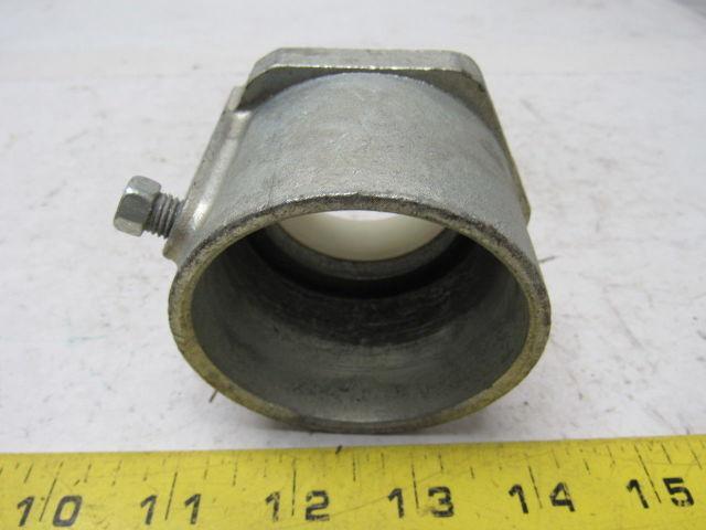 2" Conduit Hub Zinc Plated Cast Malleable Iron Rigid/Imc Nylon Insert  No Nut