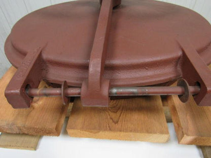 18"x24" New Cast Iron Round Ship Style Bulkhead Access Door/Hatch