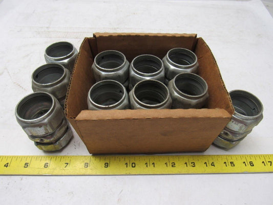 1-1/4 steel compression EMT coupling union