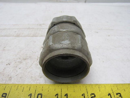 1-1/4 steel compression EMT coupling union