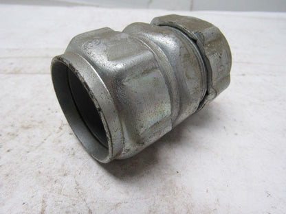 1-1/4 steel compression EMT coupling union
