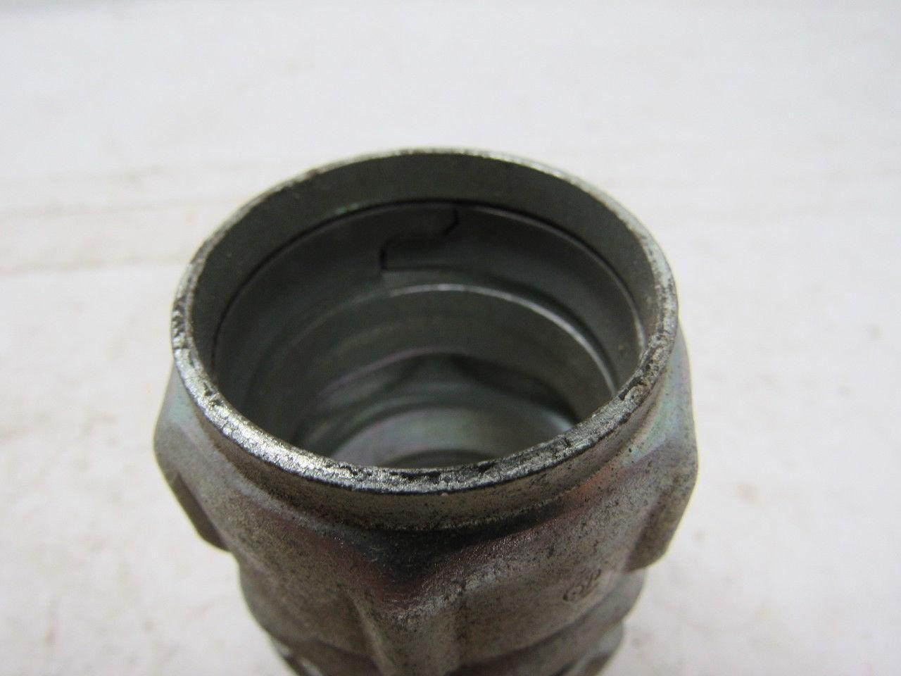 1-1/4 steel compression EMT coupling union