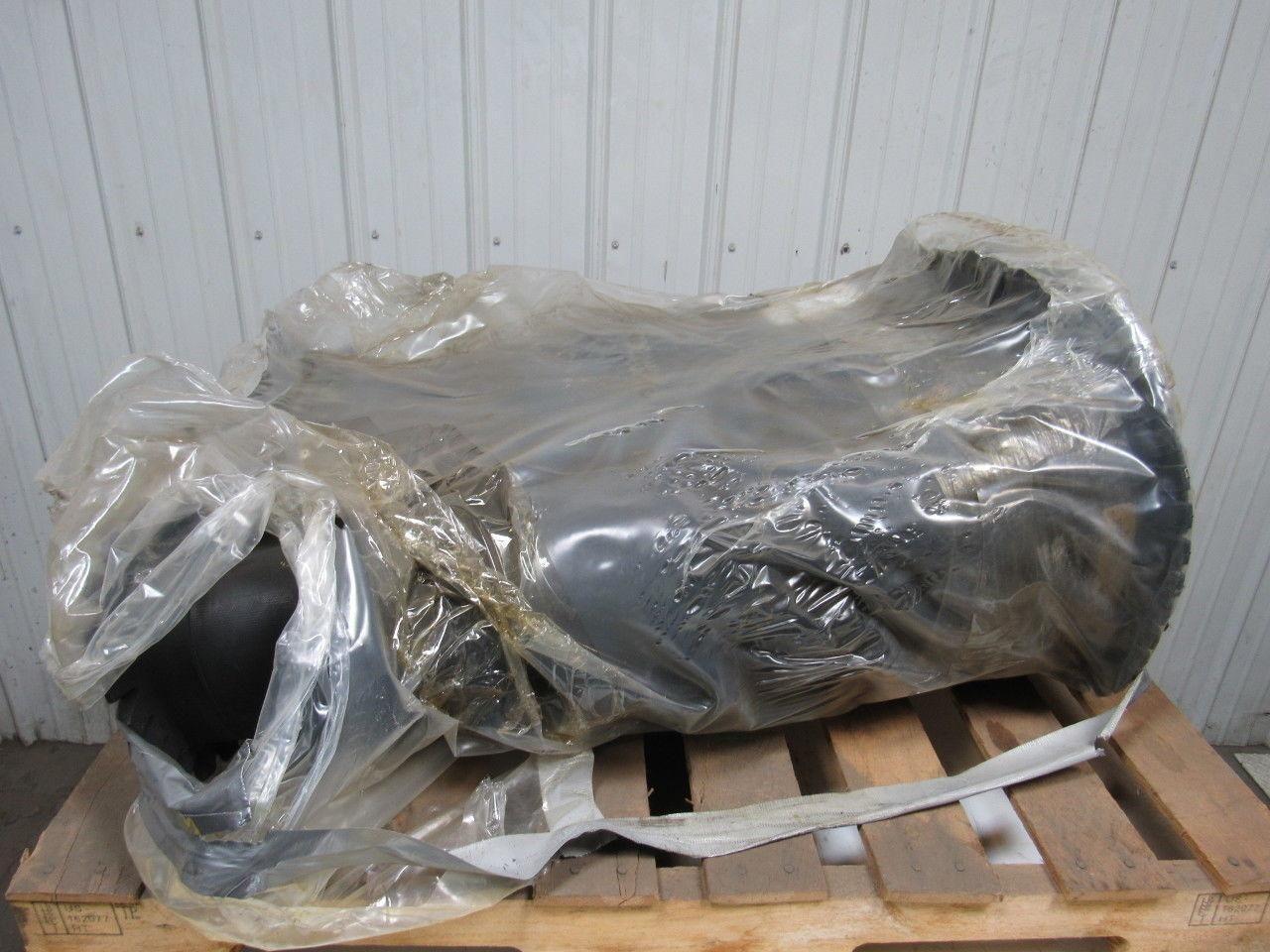 Apache 20013600 Heavy Duty 2-Ply Black Rubber Conveyor Belt  Approx.. 18' X 32"