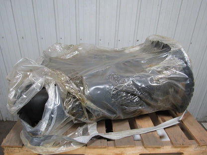 Apache 20013600 Heavy Duty 2-Ply Black Rubber Conveyor Belt  Approx.. 18' X 32"