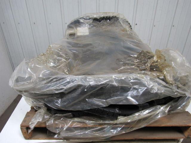 Apache 20013600 Heavy Duty 2-Ply Black Rubber Conveyor Belt  Approx.. 18' X 32"