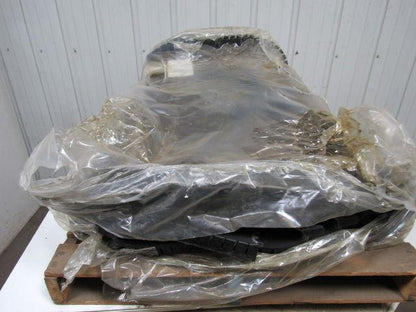 Apache 20013600 Heavy Duty 2-Ply Black Rubber Conveyor Belt  Approx.. 18' X 32"