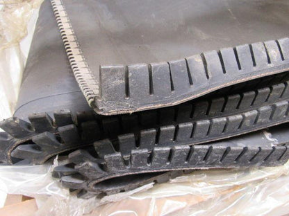 Apache 20013600 Heavy Duty 2-Ply Black Rubber Conveyor Belt  Approx.. 18' X 32"