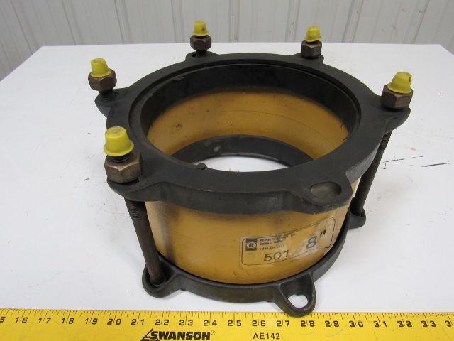 ROMAC 8" 501 x 5" Ductile Iron Coupling / No Gaskets