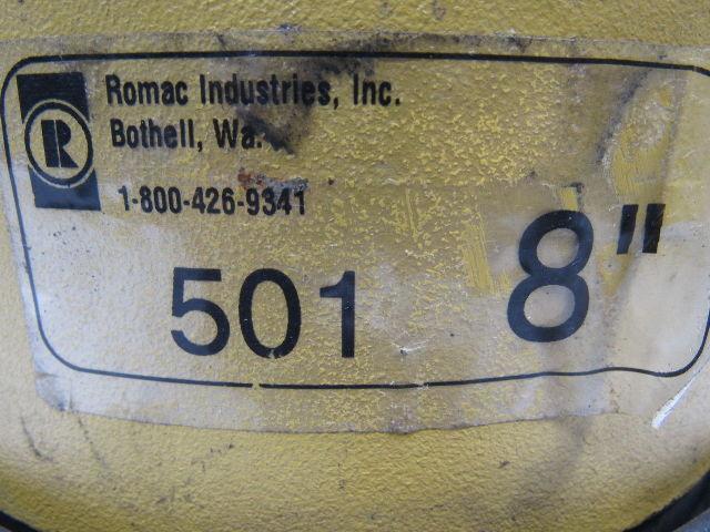 ROMAC 8" 501 x 5" Ductile Iron Coupling / No Gaskets