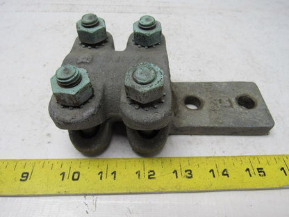 UA-25-2 IPS Straight Bolt Cable To Flat Bronze 1-1/4" Terminal Lug Tap