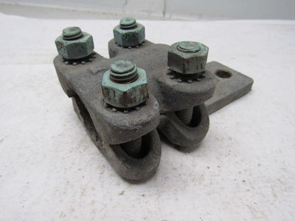 UA-25-2 IPS Straight Bolt Cable To Flat Bronze 1-1/4" Terminal Lug Tap