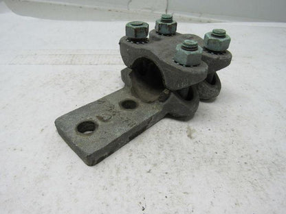 UA-25-2 IPS Straight Bolt Cable To Flat Bronze 1-1/4" Terminal Lug Tap