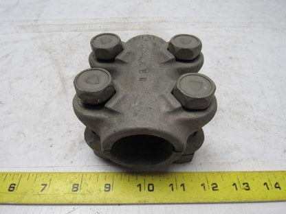 A B W 1-1/4" IPS Straight Bolt Cable To Flat Aluminum Terminal Lug Tap