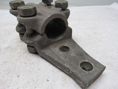 A B W 1-1/4" IPS Straight Bolt Cable To Flat Aluminum Terminal Lug Tap