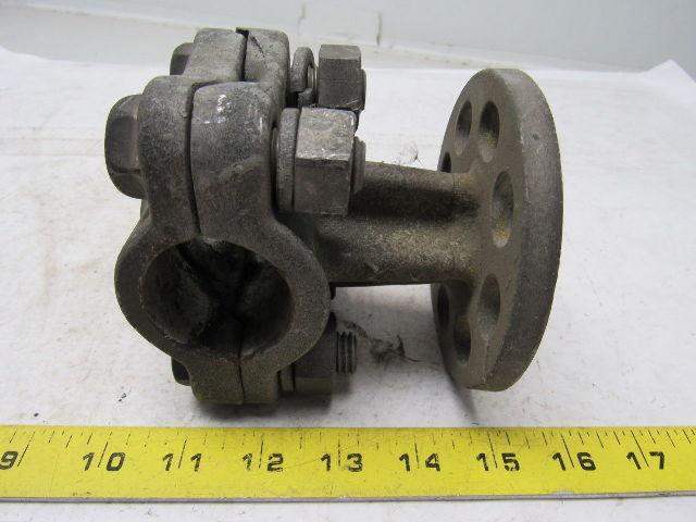 A B W ATRSF 12 1-1/2" IPS Straight Bolt Cable To Flat Aluminum Terminal Lug Tap