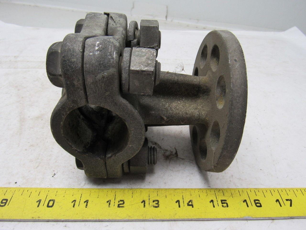 A B W ATRSF 12 1-1/2" IPS Straight Bolt Cable To Flat Aluminum Terminal Lug Tap