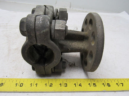 A B W ATRSF 12 1-1/2" IPS Straight Bolt Cable To Flat Aluminum Terminal Lug Tap