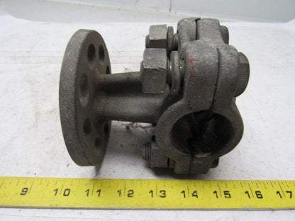 A B W ATRSF 12 1-1/2" IPS Straight Bolt Cable To Flat Aluminum Terminal Lug Tap