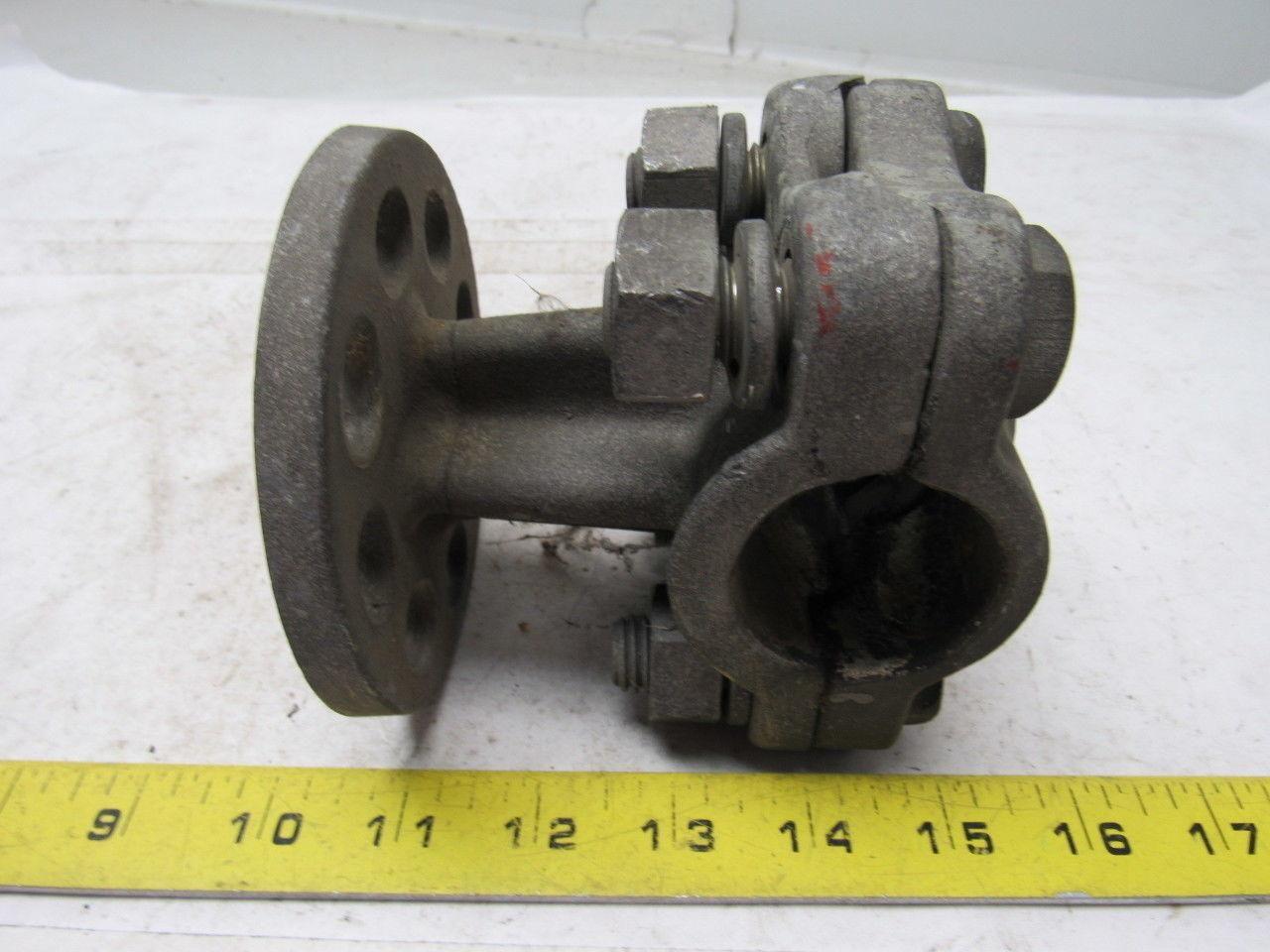 A B W ATRSF 12 1-1/2" IPS Straight Bolt Cable To Flat Aluminum Terminal Lug Tap