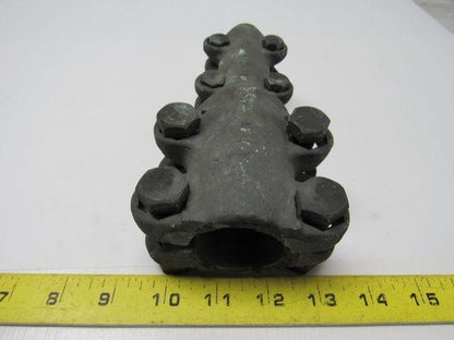 1-1/2" x 7/8"  Straight Bolt Cable Connector Bronze Lug Tap Splice Adapter