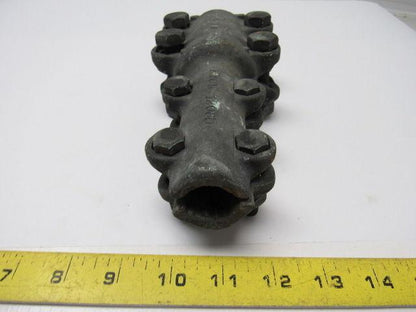 1-1/2" x 7/8"  Straight Bolt Cable Connector Bronze Lug Tap Splice Adapter