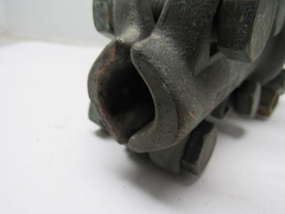 1-7/8" x 1"  Straight Bolt Cable Connector Bronze Lug Tap Splice Adapter