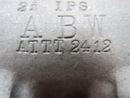 A B W ATTT 2412 1-1/4" x 2-1/2" IPS  Cable  Aluminum Terminal Lug Tap Adapter