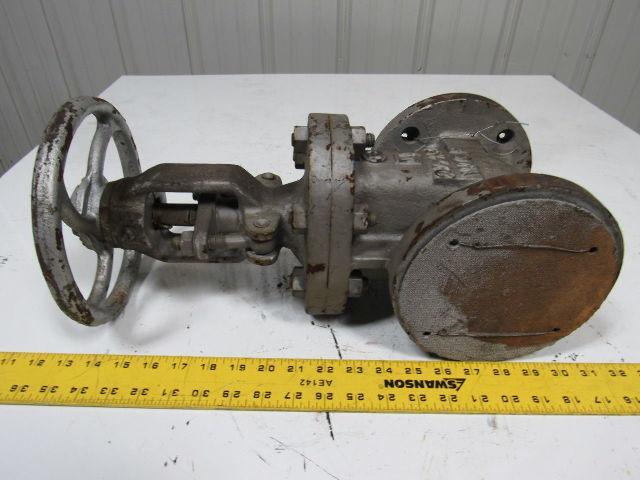 Lunkenheimer 512-6 2-1/2" Cast Steel Flanged Gate Valve Class 150
