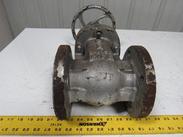Lunkenheimer 512-6 2-1/2" Cast Steel Flanged Gate Valve Class 150