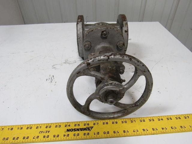 Lunkenheimer 512-6 2-1/2" Cast Steel Flanged Gate Valve Class 150