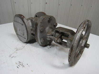 Lunkenheimer 512-6 2-1/2" Cast Steel Flanged Gate Valve Class 150
