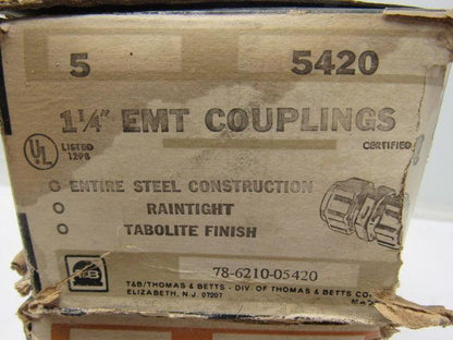 Thomas & Betts 5420 1 1/4 EMP coupling lot of 11