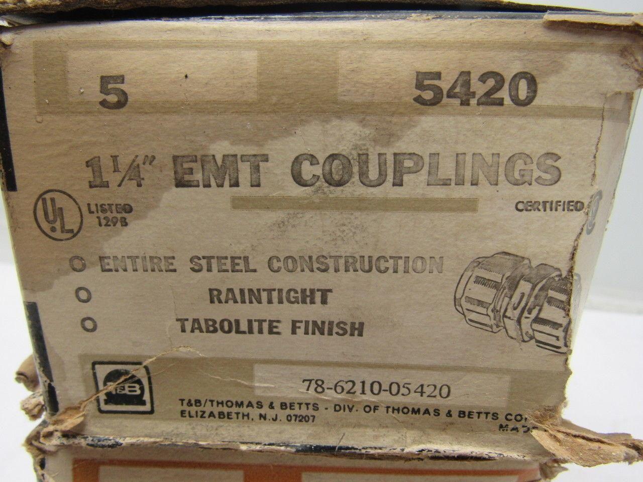 Thomas & Betts 5420 1 1/4 EMP coupling lot of 11