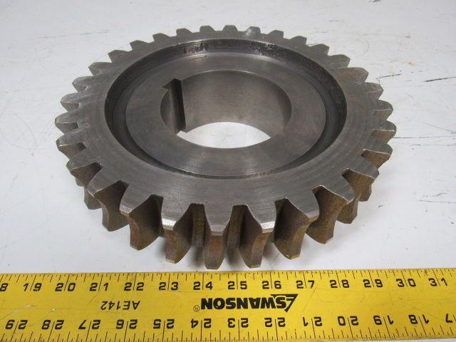 090-357-002 Worm Gear 4-9/16" Bore X 11" OD X 3-1/8" Thick 3/4" X 1/4" Keyway