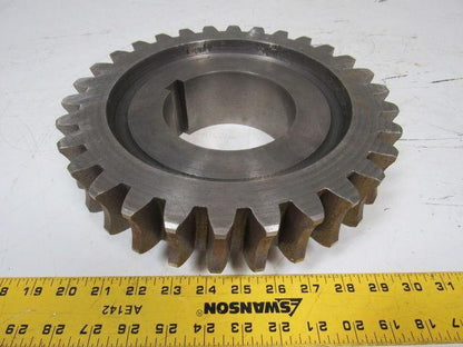 090-357-002 Worm Gear 4-9/16" Bore X 11" OD X 3-1/8" Thick 3/4" X 1/4" Keyway