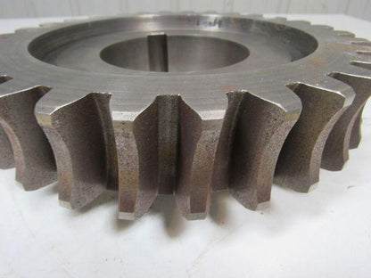 090-357-002 Worm Gear 4-9/16" Bore X 11" OD X 3-1/8" Thick 3/4" X 1/4" Keyway