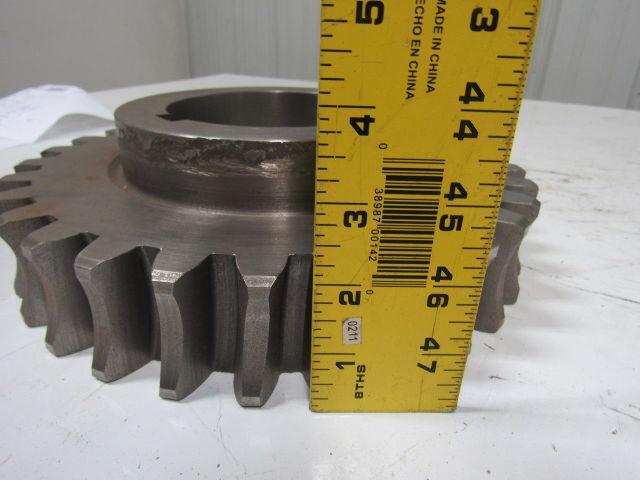 090-357-002 Worm Gear 4-9/16" Bore X 11" OD X 3-1/8" Thick 3/4" X 1/4" Keyway