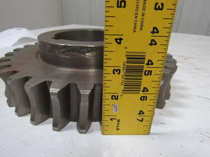 090-357-002 Worm Gear 4-9/16" Bore X 11" OD X 3-1/8" Thick 3/4" X 1/4" Keyway