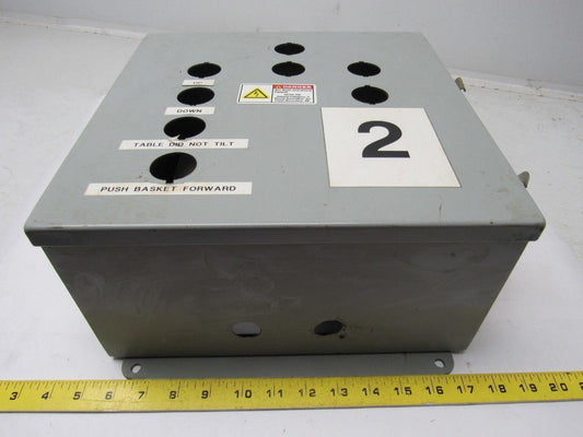Cooper B-Line 12126-12CHC Continuous Hinge JIC Enclosure w/Back Plate 12x12x6