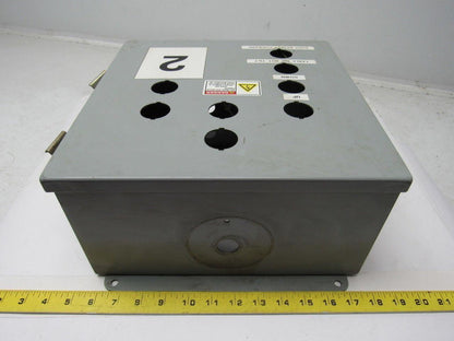 Cooper B-Line 12126-12CHC Continuous Hinge JIC Enclosure w/Back Plate 12x12x6