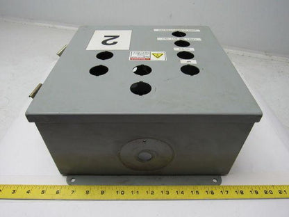 Cooper B-Line 12126-12CHC Continuous Hinge JIC Enclosure w/Back Plate 12x12x6