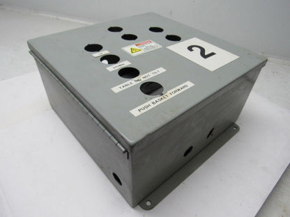 Cooper B-Line 12126-12CHC Continuous Hinge JIC Enclosure w/Back Plate 12x12x6