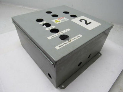 Cooper B-Line 12126-12CHC Continuous Hinge JIC Enclosure w/Back Plate 12x12x6