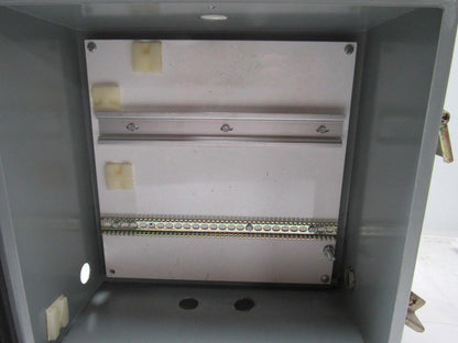Cooper B-Line 12126-12CHC Continuous Hinge JIC Enclosure w/Back Plate 12x12x6