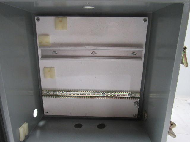 Cooper B-Line 12126-12CHC Continuous Hinge JIC Enclosure w/Back Plate 12x12x6