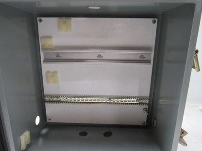 Cooper B-Line 12126-12CHC Continuous Hinge JIC Enclosure w/Back Plate 12x12x6